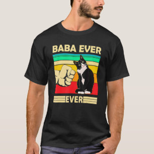 Camiseta Hombres Vintage Mejor Baba Gato Nunca Bump Fit Cat