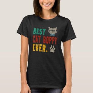 Camiseta Hombres Vintage Mejor Gato Boppy Nunca Bulto Fi Dí