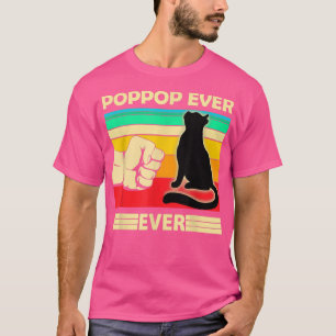 Camiseta Hombres Vintage Mejor Gato Pop Bump Ever Bump Fit