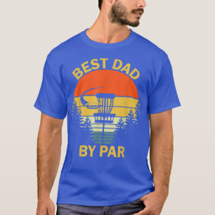Camiseta Hombres Vintage Mejor Papa Por Par Disk Golf Tee M