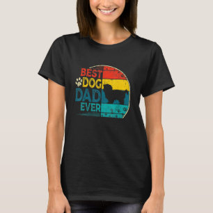 Camiseta Hombres vintage mejor perro shih tzu padre de padr