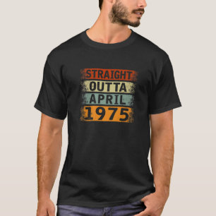 Camiseta Hombres Vintage Mujeres 47 Años Directamente Fuera