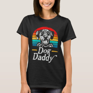 Camiseta Hombres vintage perro dálmata perro perro de papá