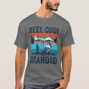Camiseta Hombres Vintage Reel Guay Grandad Fundad Día de lo
