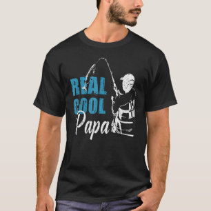 Camiseta Hombres Vintage Reel Guay Papa Funny Fathers Day