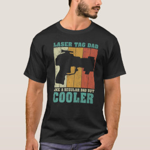 Camiseta Hombres Vintage Retro Láser Etiqueta Papá Como Un