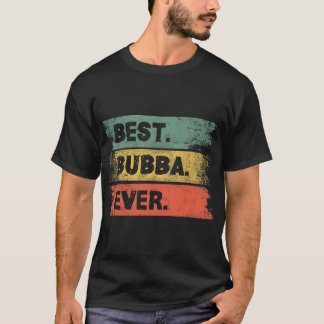 Camiseta Hombres Vintage Retro Mejor Bubba Hombres Funny Fa