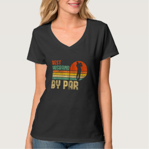 Camiseta Hombres Vintan Al Mejor Marido Por Par Funny Golf 