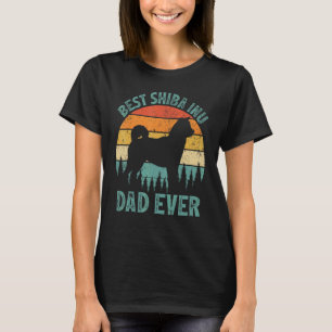 Camiseta Hombres vivan el mejor Día del Padre Inu Shiba