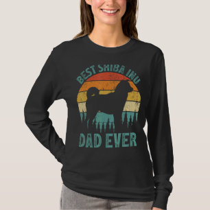 Camiseta Hombres vivan el mejor Día del Padre Inu Shiba