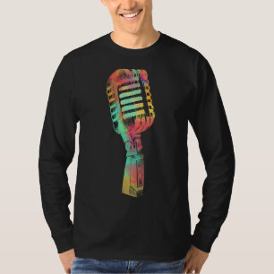 Camiseta Hombres vocalistas cantantes mujeres coloridas est