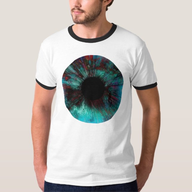 Camiseta Hombres volcánicos del ojo (Anverso)