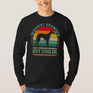 Camiseta Hombres Whipet Dog Vintage Whippet Grandpa Abup Pa