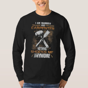 Camiseta Hombres Woodwork Estoy Casado Y Carpintero Woodwo