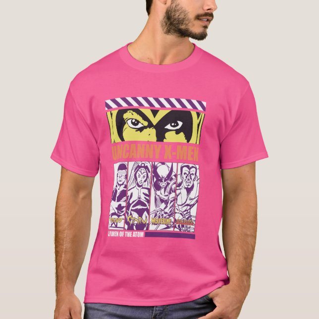 Camiseta Hombres-X Marvel Hombres-X Uncanny Hijos Del Átomo (Anverso)