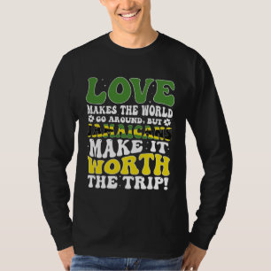 Camiseta Hombres y mujeres de la bandera de Jamaica Lindos
