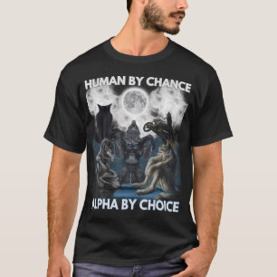 Camiseta Hombres Y Mujeres De Lobo Por Elección
