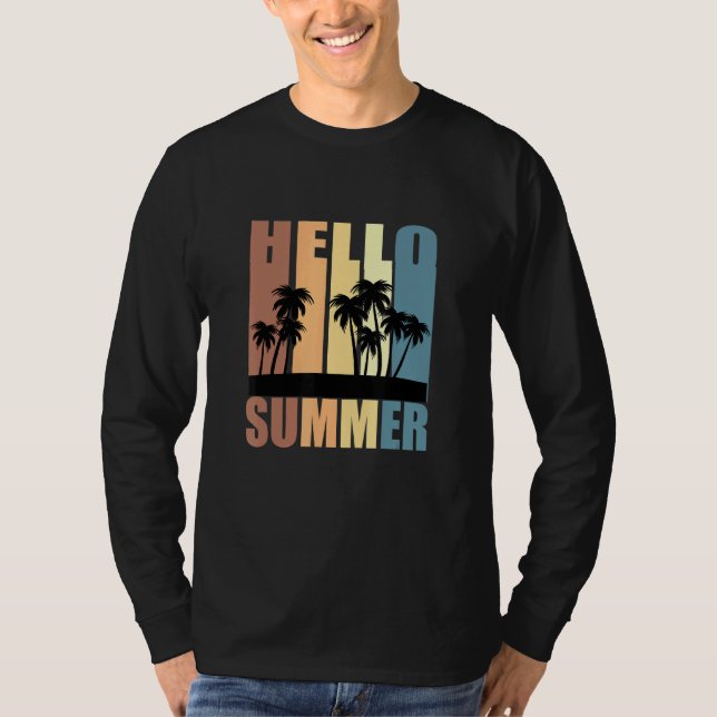 Camiseta Hombres Y Mujeres Hola Summer Beach Vacation Vest  (Anverso)
