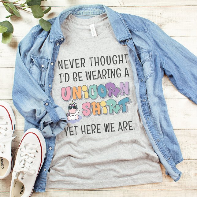 Camiseta Hombres y niños de la fiesta de cumpleaños de Unic (Ash gray Unicorn Dad graffiti kawaii unicorn funny matching daddy-and-me dad daughter birthday shirt)