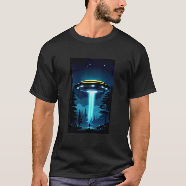 Camiseta Hombres y OVNI (Anverso)