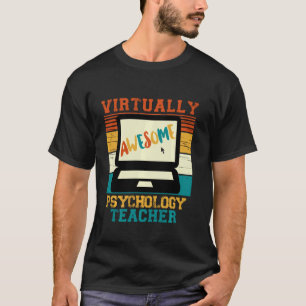 Camiseta Hombres y profesores de psicología virtualmente as