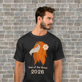 Camiseta Hombres Zodiacos Chinos De Año Nuevo 2026