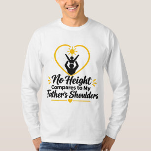 Camiseta Hombros de Padre Amor Inspirador entre Padre e Hij