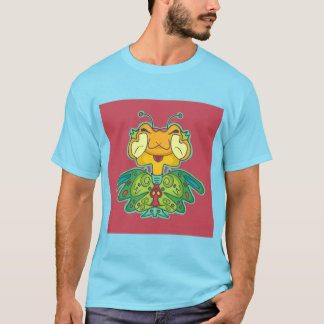 Camiseta hombros redondos azul Tsirt