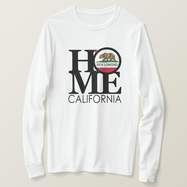 Camiseta HOME Ben Lomond CA (Anverso del diseño)