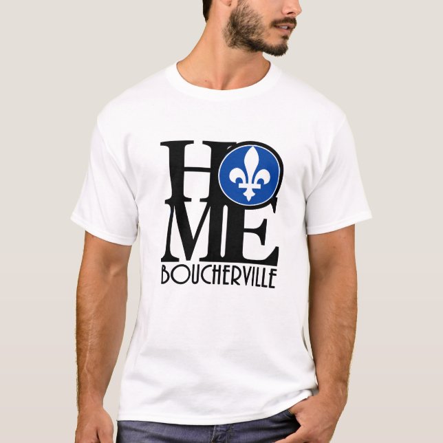Camiseta HOME Boucherville Quebec (edición impresa delanter (Anverso)