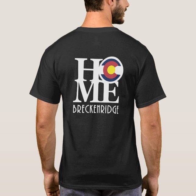 Camiseta HOME Breckenridge Colorado (Reverso)