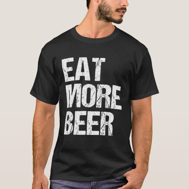 Camiseta Home Brewing Craft House  Microbrewing Brew Eat Mo (Anverso)