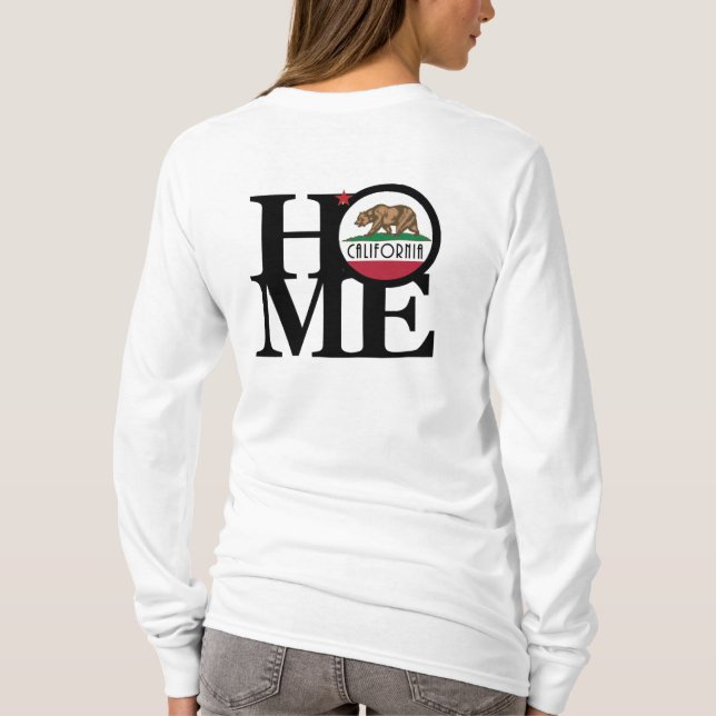 Camiseta HOME California (impresión posterior) (Reverso)