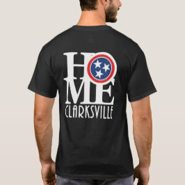 Camiseta HOME Clarksville (huella posterior)