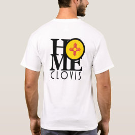 Camiseta HOME Clovis Nuevo México (impresión posterior)