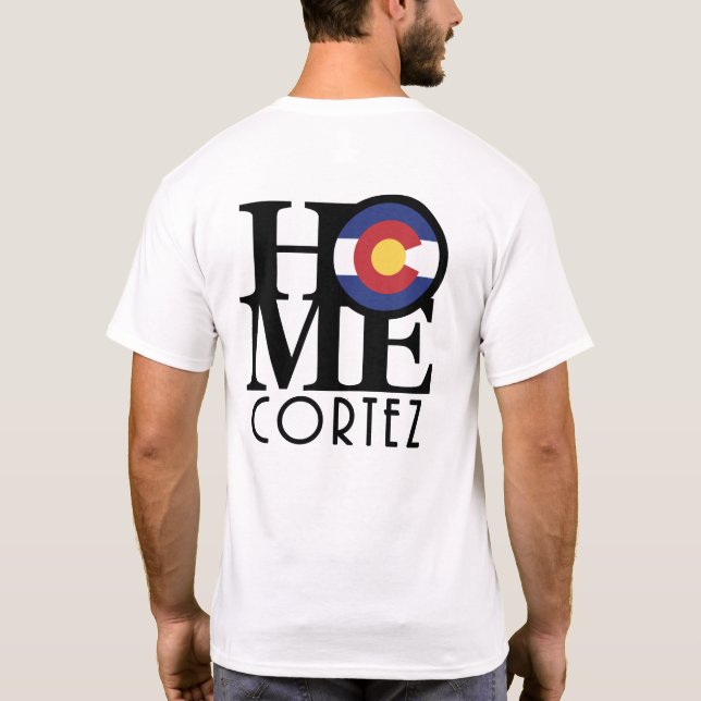 Camiseta HOME Cortez Colorado (Reverso)