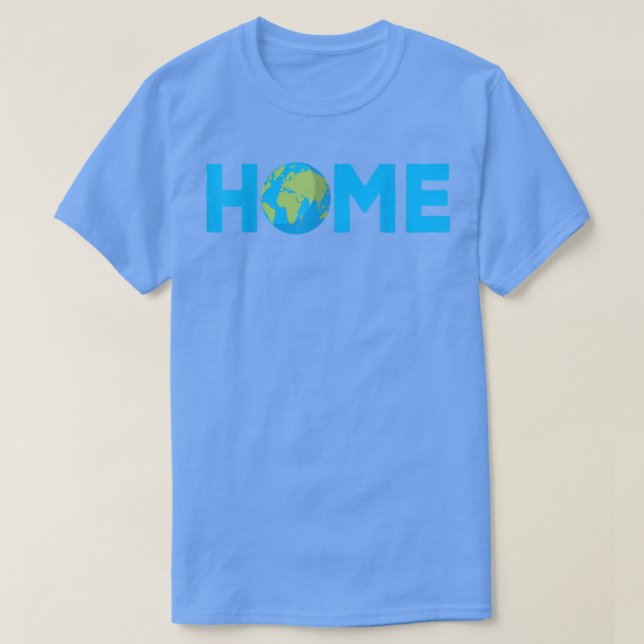 Camiseta Home EarthProtect the PlanetEnvironmental Awarenes (Diseño del anverso)
