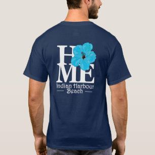 Camiseta HOME Indian Harbour Beach Blue (impresión posterio