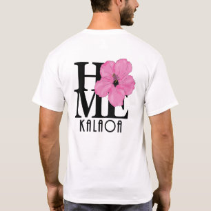 Camiseta HOME Kalaoa Pink (impresión posterior)