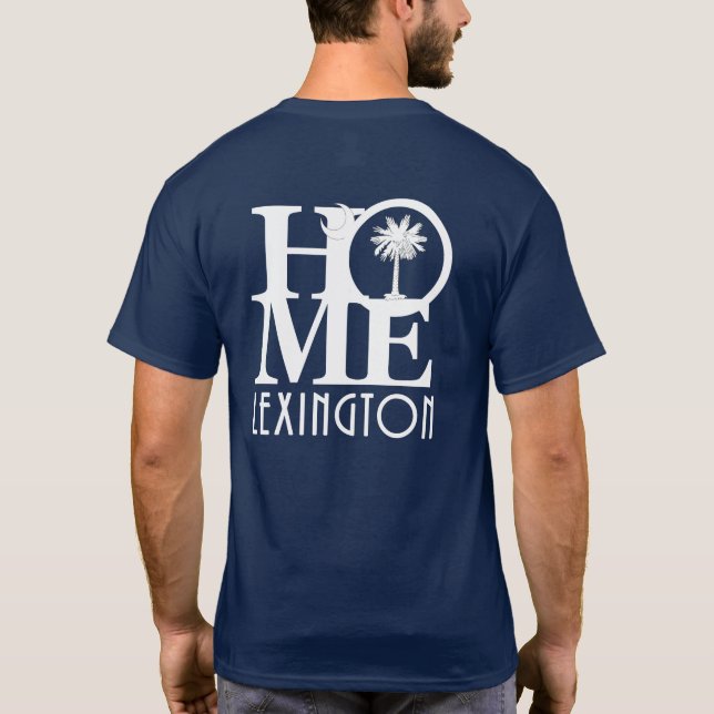 Camiseta HOME Lexington (texto blanco) impresión posterior (Reverso)