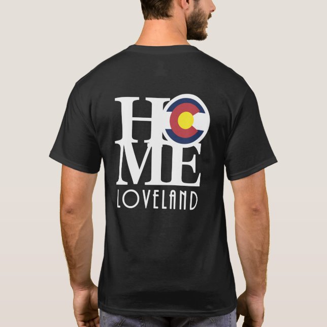 Camiseta HOME Loveland CO (Reverso)