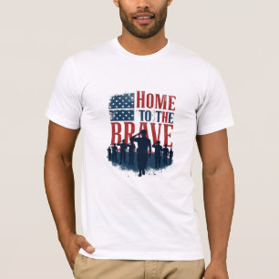 Camiseta Home of the Brave Salute Tee