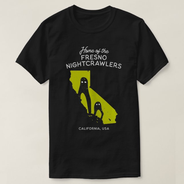 Camiseta Home of the Fresno Nightcrawlers  California USA  (Diseño del anverso)