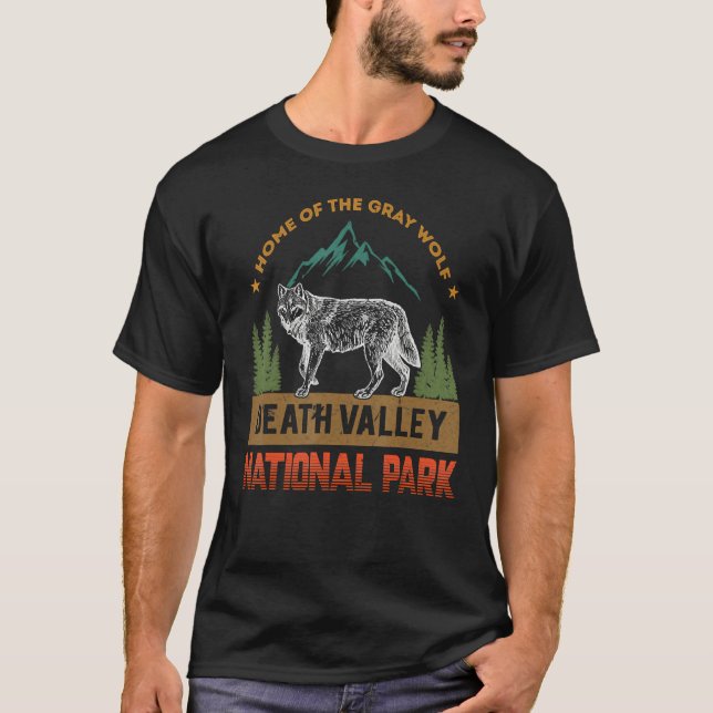 Camiseta Home Of The Gray Wolf Death Valley National Park W (Anverso)