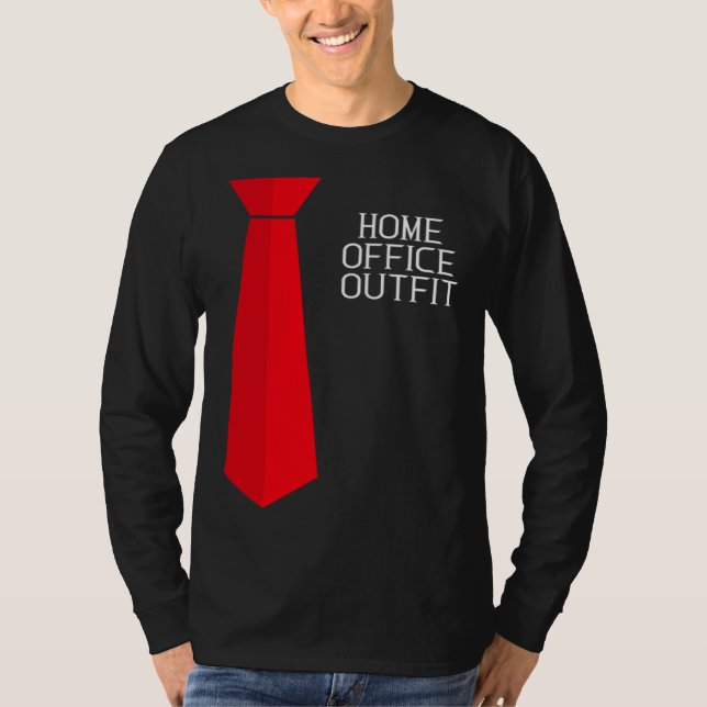 Camiseta Home Office Outfit  Home Work Tie (Anverso)