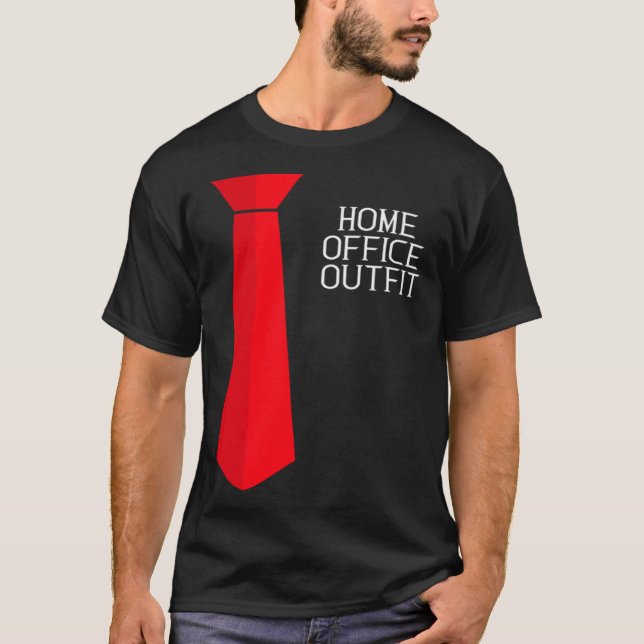 Camiseta Home Office Outfit  Home Work Tie (Anverso)