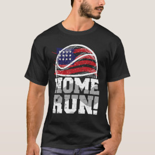 Camiseta Home-Run Basketball Baseball Mash Up Hilarious Non