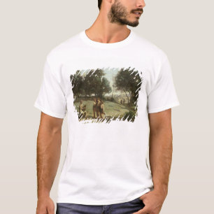 Camiseta Home run y los pastores en un paisaje, 1845