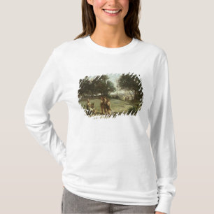 Camiseta Home run y los pastores en un paisaje, 1845