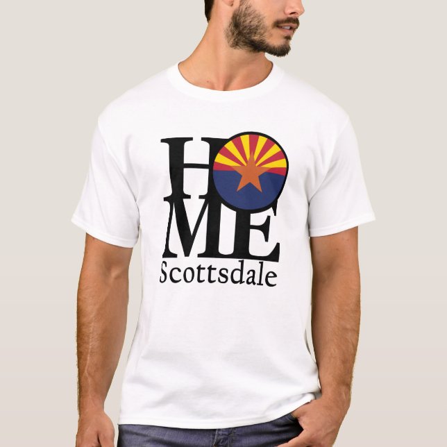 Camiseta HOME Scottsdale Arizona (impresión frontal) (Anverso)